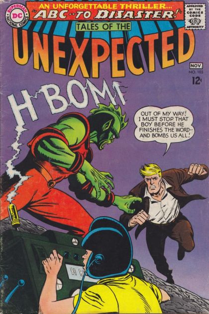 Unexpected, Vol. 1 ABC--TO DISASTER |  Issue#103 | Year:1967 | Series:  | Pub: DC Comics