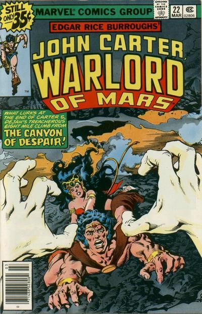 John Carter, Warlord of Mars The Master Assassin of Mars, Climb to Freedom |  Issue#22 | Year:1979 | Series: John Carter | Pub: Marvel Comics |