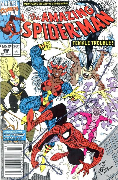 The Amazing Spider-Man, Vol. 1 The Hero Subtractor |  Issue#340B | Year:1990 | Series: Spider-Man |