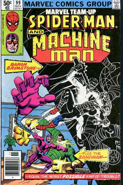 Marvel Team-Up, Vol. 1 And Machine Man Makes 3 |  Issue#99B | Year:1980 | Series: Marvel Team-Up | Pub: Marvel Comics