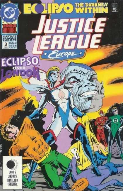 Justice League: Europe - Annual Eclipso: The Darkness Within - Eclipso Over London |  Issue#3A | Year:1992 | Series: JLA |