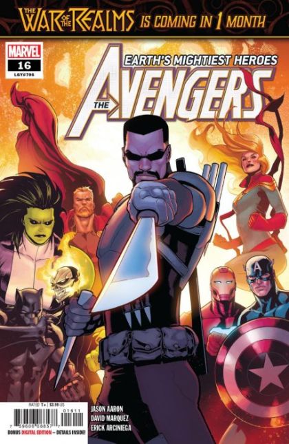 Avengers, Vol. 8 A Fistful Of Blood |  Issue#16A | Year:2019 | Series: Avengers | Pub: Marvel Comics | Regular David Marquez Cover