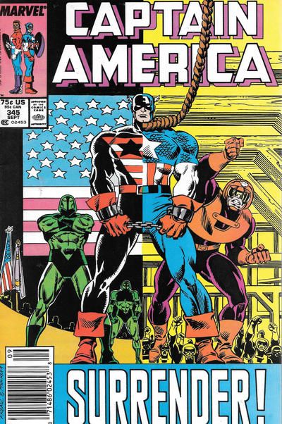 Captain America, Vol. 1 Surrender |  Issue#345B | Year:1988 | Series: Captain America |