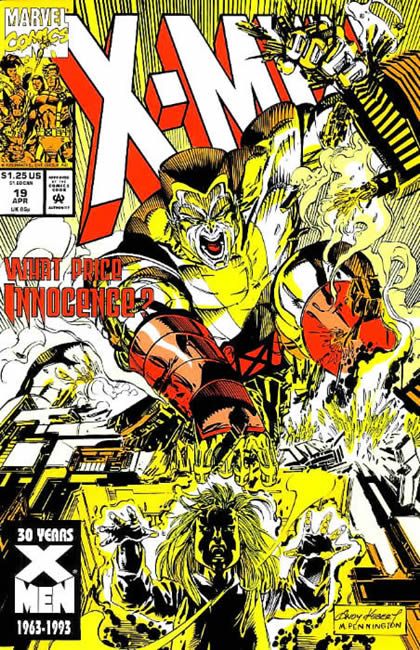 X-Men, Vol. 1 A Skinning of Souls, Part 3: Harvest Of The Innocent |  Issue#19A | Year:1993 | Series: X-Men | Pub: Marvel Comics