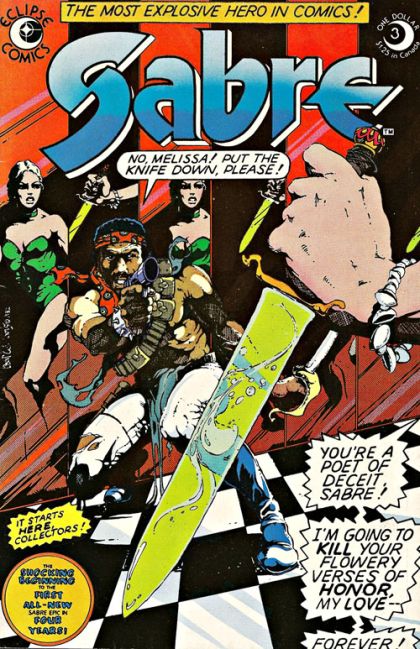 Sabre An Exploitation of Everything Dear, Part 1: Imprisonment |  Issue#3 | Year:1982 | Series:  | Pub: Eclipse Comics