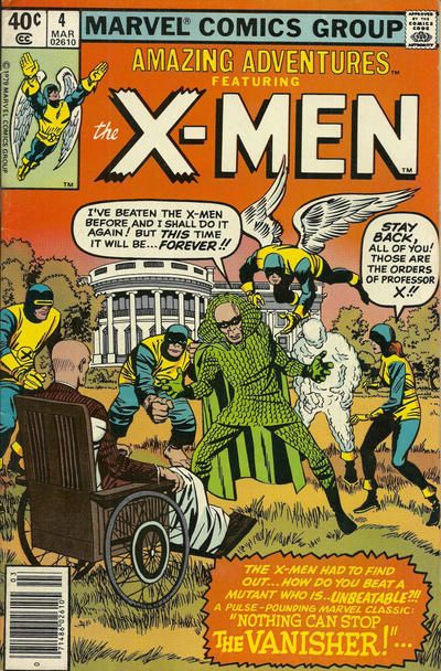 Amazing Adventures, Vol. 3 The Gentleman Vanishes |  Issue#4B | Year:1980 | Series:  | Pub: Marvel Comics