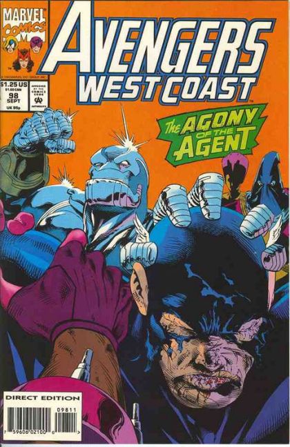 The West Coast Avengers, Vol. 2 Dying to Get Out |  Issue#98A | Year:1993 | Series:  | Pub: Marvel Comics |