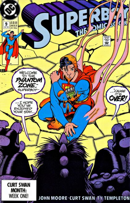 Superboy, Vol. 2 ...That Signpost Up Ahead...Next Stop...The Phantom Zone |  Issue#9A | Year:1990 | Series: Superboy |