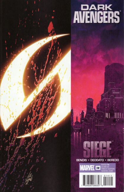 Dark Avengers Siege  |  Issue#14A | Year:2010 | Series: Avengers | Pub: Marvel Comics | Regular Mike Deodato Jr. Cover