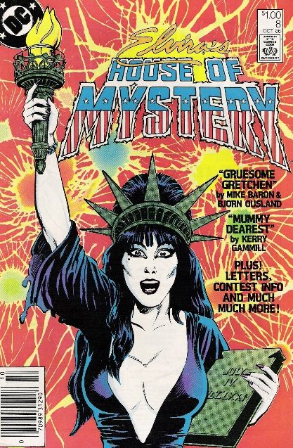 Elvira's House of Mystery The Library of Elvira's house of Mystery, Gruesome Gretchen, Mummy Dearest, Out of Synch! |  Issue