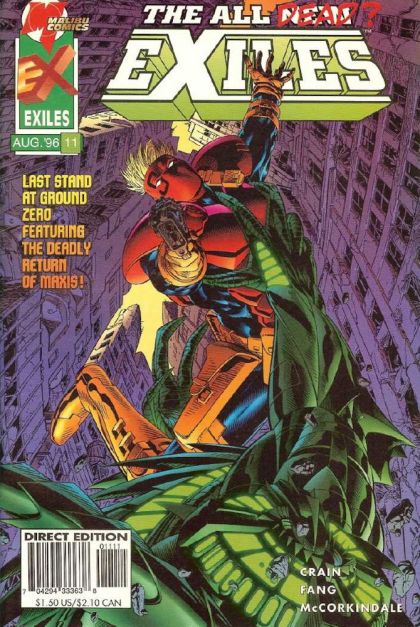 The All New Exiles Dark Destiny |  Issue#11A | Year:1996 | Series: Exiles | Pub: Malibu Comics