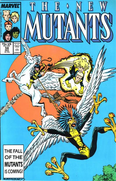 New Mutants, Vol. 1 A Bird in The Hand |  Issue#58A | Year:1987 | Series: New Mutants | Pub: Marvel Comics
