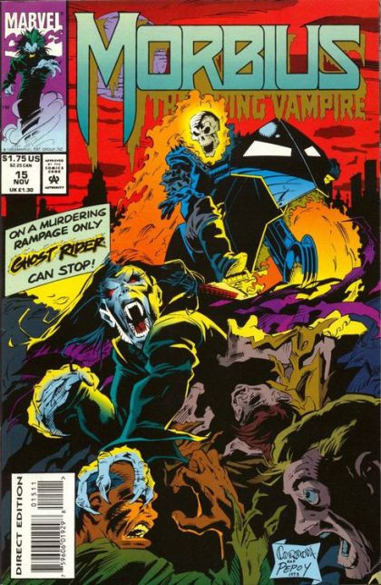 Morbius: The Living Vampire, Vol. 1 The Calling |  Issue#15 | Year:1993 | Series: Midnight Sons |