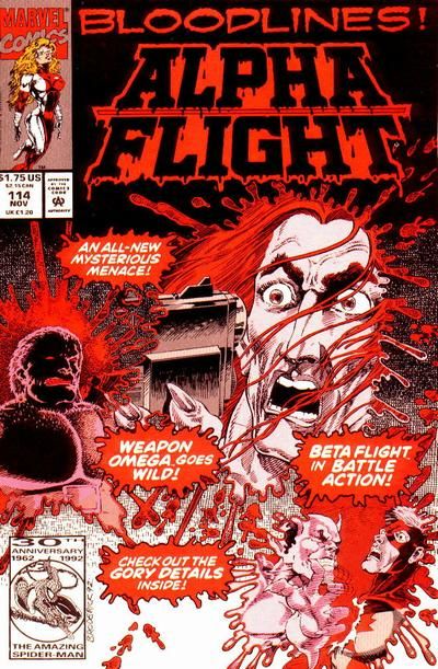 Alpha Flight, Vol. 1 Bloodline! |  Issue#114A | Year:1992 | Series: Alpha Flight |