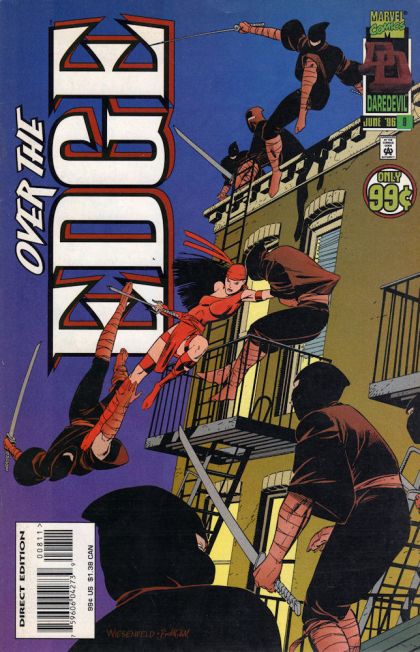 (Damaged Comic Readable/Acceptable Condtion)  Over the Edge Last Boat |  Issue#8 | Year:1996 | Series:  | Pub: Marvel Comics