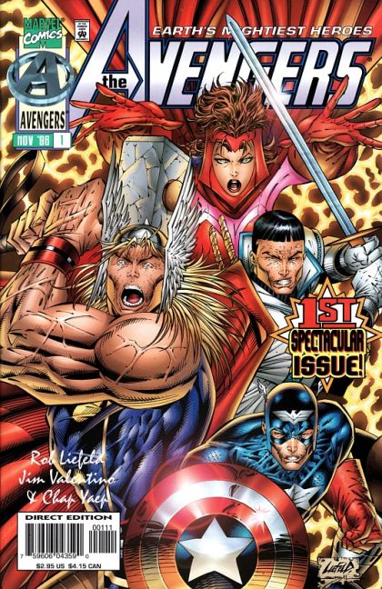The Avengers, Vol. 2 Awaken the Thunder! |  Issue#1A | Year:1996 | Series: Avengers | Pub: Marvel Comics |