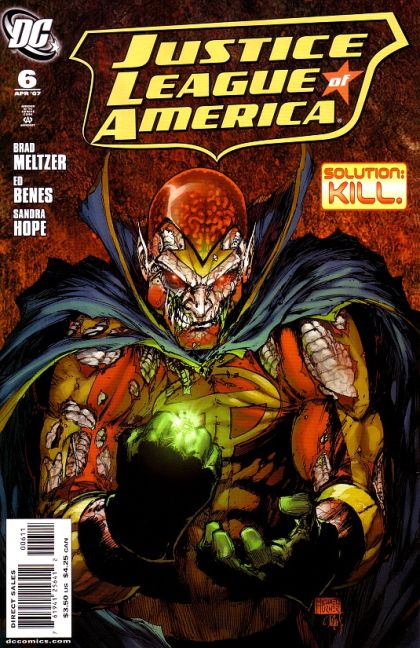 Justice League of America, Vol. 2 The Tornado's Path, Final Chapter: Iron Man |  Issue#6A | Year:2007 | Series: Justice League | Pub: DC Comics | Michael Turner & Peter Steigerwald Variant Cover