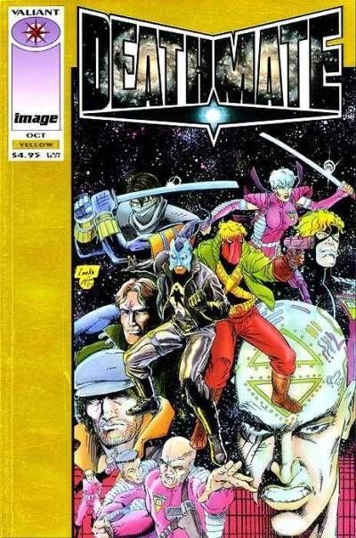 Deathmate Yellow: Jerked Through Time / Cat And Mouse / The Dying Game / Revelations And Recruitments |  Issue#3A | Year:1993 | Series: Deathmate | Pub: Image Comics and Valiant Comics