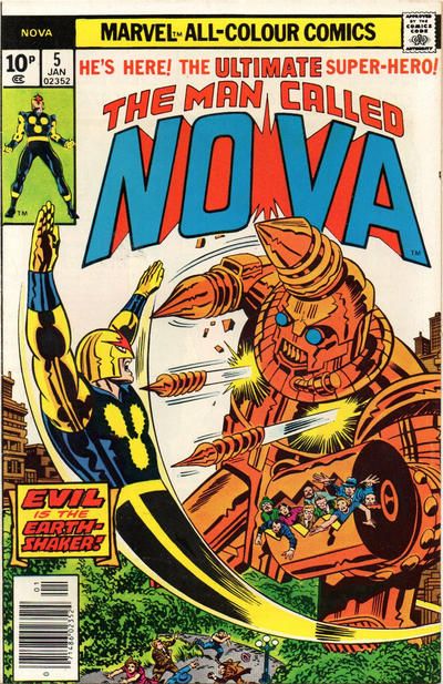 Nova, Vol. 1 Evil Is the...Earth-Shaker! |  Issue#5B | Year:1977 | Series: Nova | Pub: Marvel Comics