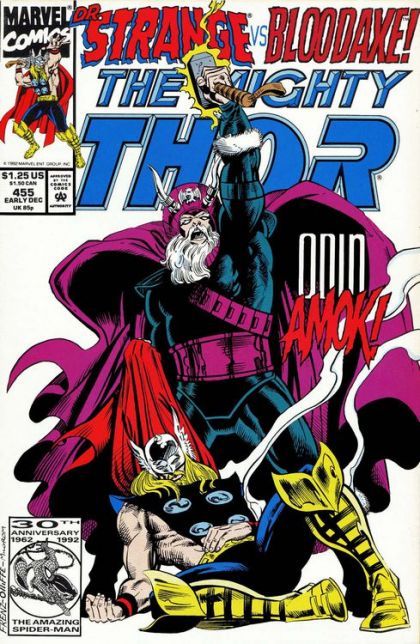 Thor, Vol. 1 Odin Unleashed!; Strange Encounter |  Issue#455A | Year:1992 | Series: Thor | Pub: Marvel Comics