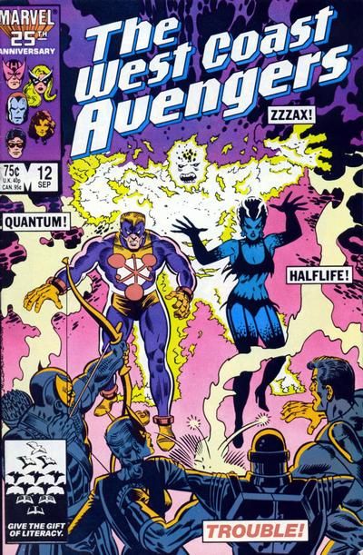 The West Coast Avengers The Attraction Between Two Bodies! |  Issue#12A | Year:1986 | Series:  | Pub: Marvel Comics