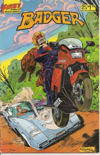 Badger, Vol. 1 Beaver Drop |  Issue#18 | Year:1986 | Series:  | Pub: First Comics