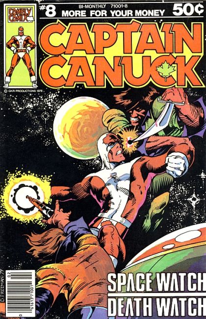 Captain Canuck Space Watch – Death Watch Pt 1 |  Issue#8 | Year:1980 | Series:  | Pub: CKR Productions |