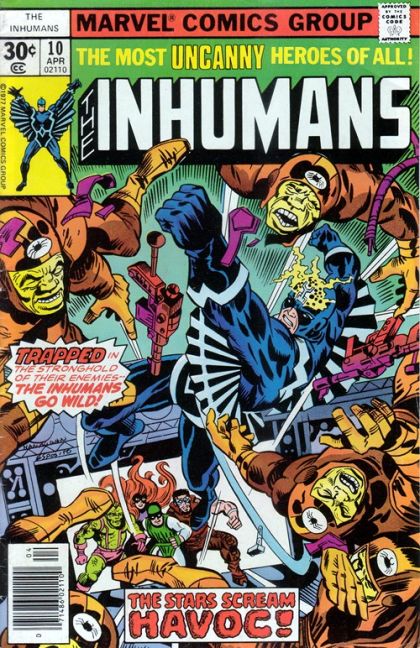 Inhumans, Vol. 1 Isle of the Asteroid Web! |  Issue#10 | Year:1977 | Series: Inhumans | Pub: Marvel Comics