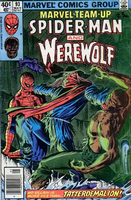 Marvel Team-Up, Vol. 1 Spider-Man and Werewolf: Rags to Riches! |  Issue#93B | Year:1980 | Series: Marvel Team-Up | Pub: Marvel Comics
