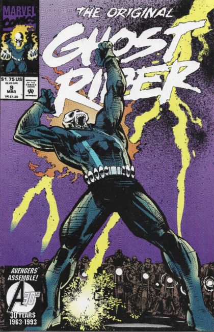 The Original Ghost Rider Shake Hands With Satan; Who Is the Phantom Rider? Part 2 |  Issue#9A | Year:1993 | Series: Ghost Rider | Pub: Marvel Comics