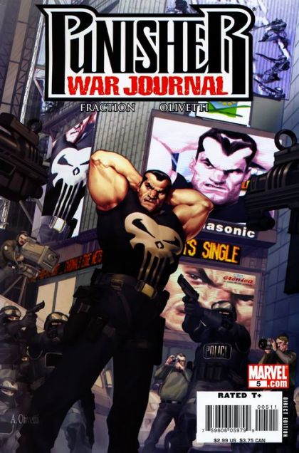 Punisher War Journal, Vol. 2 NYC Red |  Issue#5A | Year:2007 | Series: Punisher | Pub: Marvel Comics |