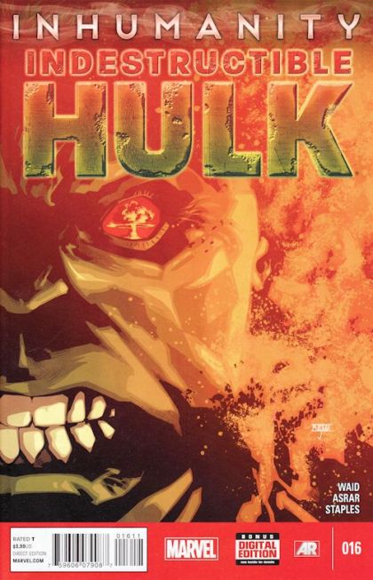 Indestructible Hulk Inhumanity - Humanity Bomb, Prelude |  Issue#16 | Year:2013 | Series: Hulk | Pub: Marvel Comics |