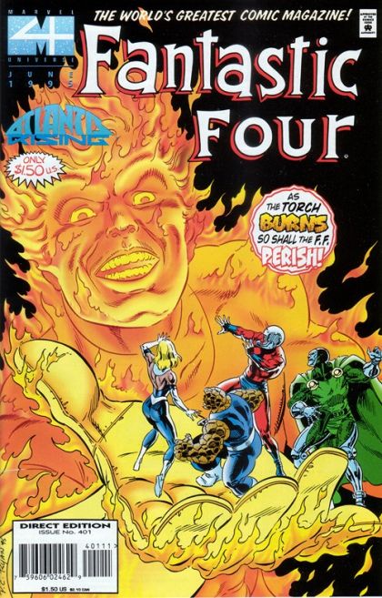 Fantastic Four, Vol. 1 Atlantis Rising - At The Mercy Of Maximus! |  Issue#401A | Year:1995 | Series: Fantastic Four | Pub: Marvel Comics