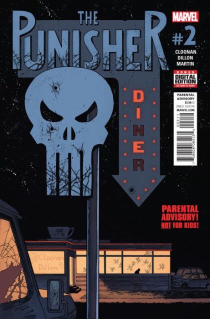 The Punisher, Vol. 11  |  Issue#2A | Year:2016 | Series: Punisher | Pub: Marvel Comics | Declan Shalvey Regular Cover