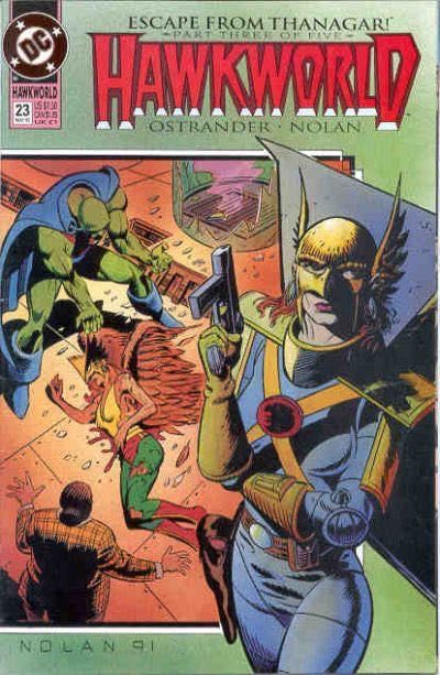 Hawkworld, Vol. 2 Escape From Thanagar, Lies and Legends |  Issue#23 | Year:1992 | Series: Hawkworld | Pub: DC Comics