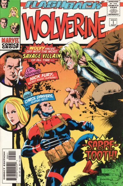 Wolverine, Vol. 2 Flashback - A Whiff Of Sartre's Madeleine! |  Issue#-1A | Year:1997 | Series: Wolverine | Pub: Marvel Comics