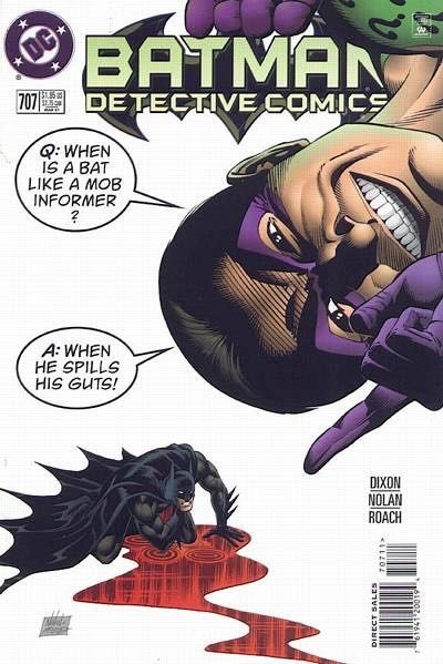 Detective Comics, Vol. 1 Riddled |  Issue#707A | Year:1997 | Series: Detective Comics | Pub: DC Comics |