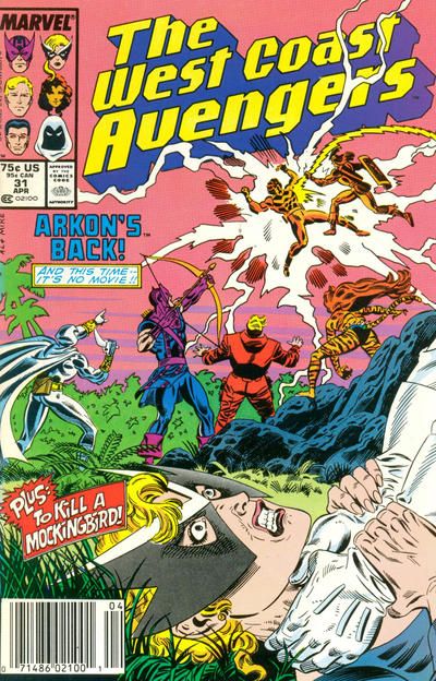 The West Coast Avengers, Vol. 2 The Friday Night Frights |  Issue#31B | Year:1988 | Series:  |