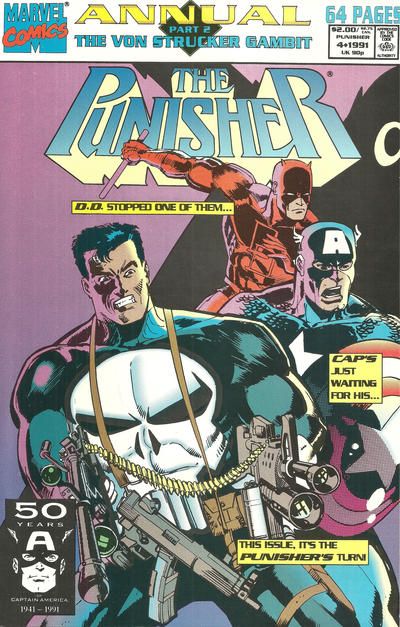 The Punisher, Vol. 2 Annual The Von Strucker Gambit - Part 2: The Cutting Edge |  Issue#4A | Year:1991 | Series: Punisher |