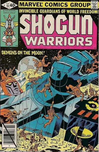 Shogun Warriors Demonicus Scheme |  Issue#13A | Year:1980 | Series:  | Pub: Marvel Comics | Direct Edition