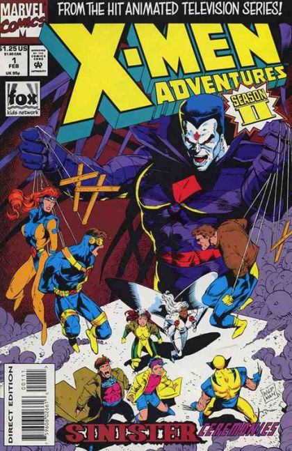 X-Men Adventures, Vol. 2 Sometimes They Come Back |  Issue#1A | Year:1993 | Series: X-Men | Pub: Marvel Comics |