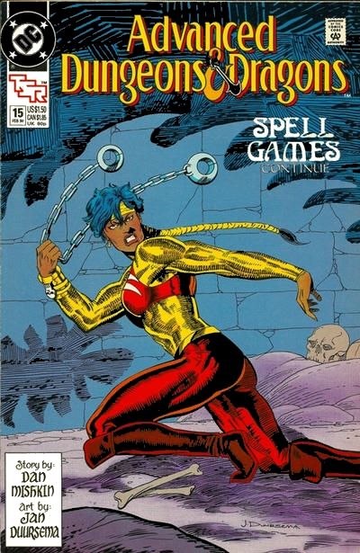 Advanced Dungeons & Dragons Spell Games, Cat And Mouse |  Issue#15A | Year:1990 | Series: TSR | Pub: DC Comics |
