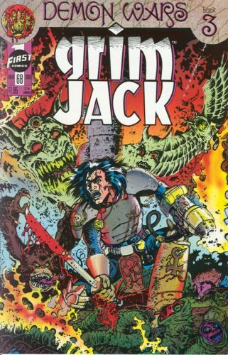 Grimjack Demon Wars Book 3 |  Issue#68 | Year:1990 | Series: Grimjack | Pub: First Comics