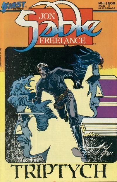 Jon Sable, Freelance Triptych |  Issue#10 | Year:1984 | Series: Jon Sable | Pub: First Comics