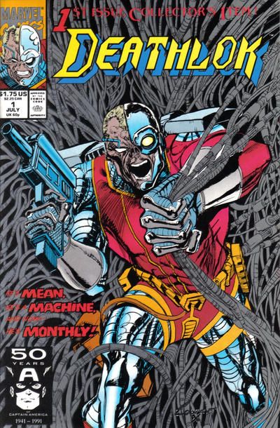 Deathlok, Vol. 2 The Wolf Is At The Door |  Issue#1A | Year:1991 | Series: Deathlok | Pub: Marvel Comics | Direct Edition