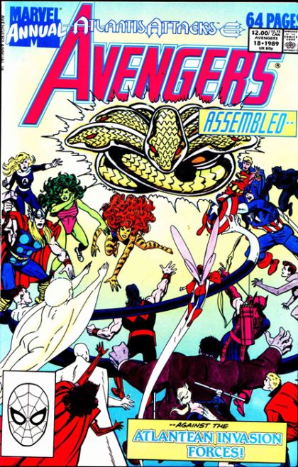 The Avengers, Vol. 1 Annual Atlantis Attacks - Chapter Eight: Avengers Assembled / the Initiation of Quasar / Avenger Ability Analysis / Saga of the Serpent Crown: Manifest Destiny |  Issue