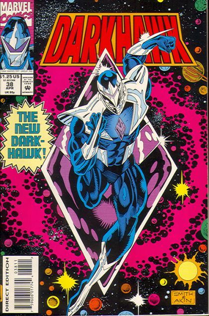 Darkhawk, Vol. 1 Amulet Quest, Part 1: Call To Glory |  Issue#38A | Year:1994 | Series: Darkhawk | Pub: Marvel Comics