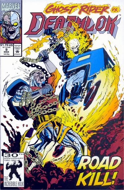 Deathlok, Vol. 2 Nightmares of Vengeance |  Issue#9A | Year:1992 | Series: Deathlok | Pub: Marvel Comics | Direct Edition