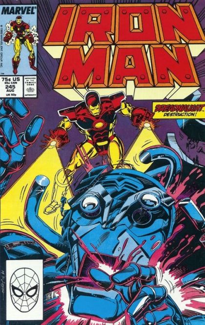 Iron Man, Vol. 1 Inside Angry |  Issue#245A | Year:1989 | Series: Iron Man | Pub: Marvel Comics |