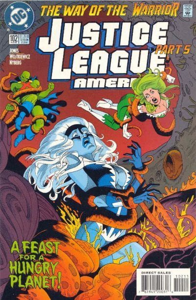 Justice League / International / America Breakout |  Issue#102A | Year:1995 | Series: Justice League | Pub: DC Comics